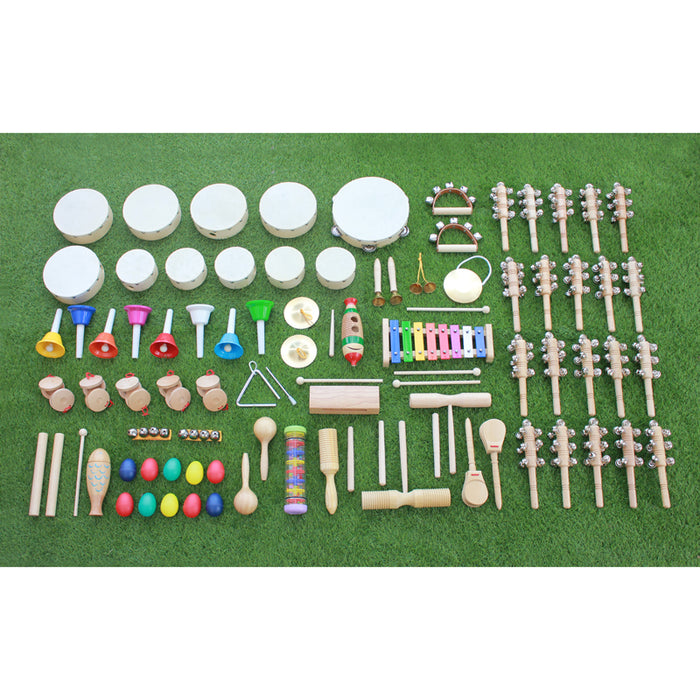 Percussion Set 62 Pieces with Storage Tub
