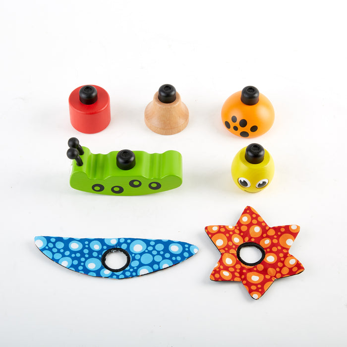 Stacking Wood Characters Set Medium