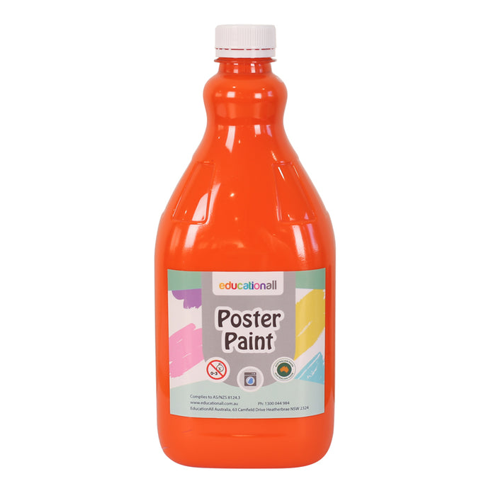 Educationall Poster Paint 2L Orange