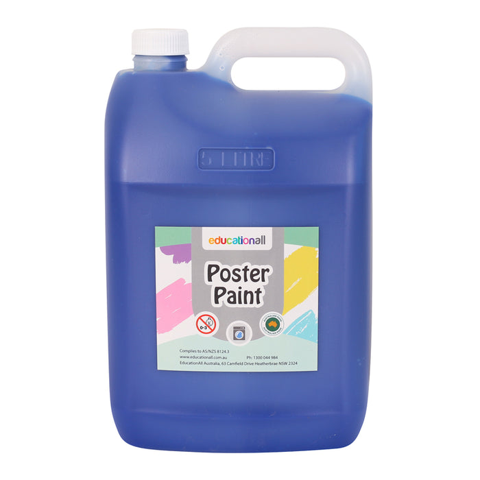 Educationall Poster Paint 5L Blue