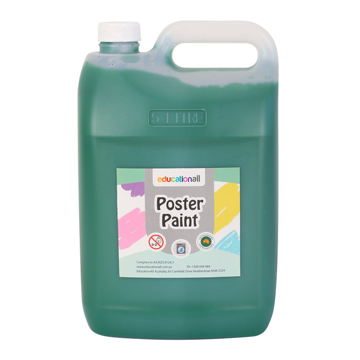 Educationall Poster Paint 5L Green