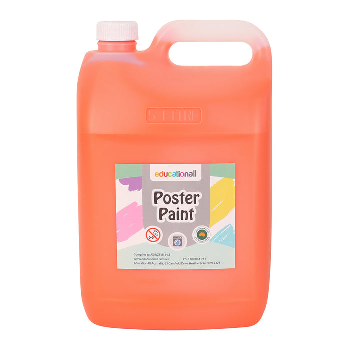 Educationall Poster Paint 5L Orange