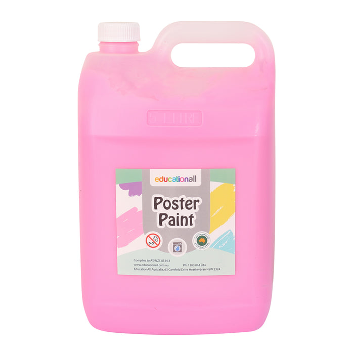 Educationall Poster Paint 5L Pink