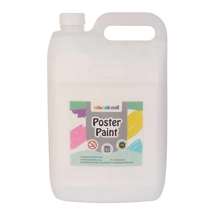 Educationall Poster Paint 5L White