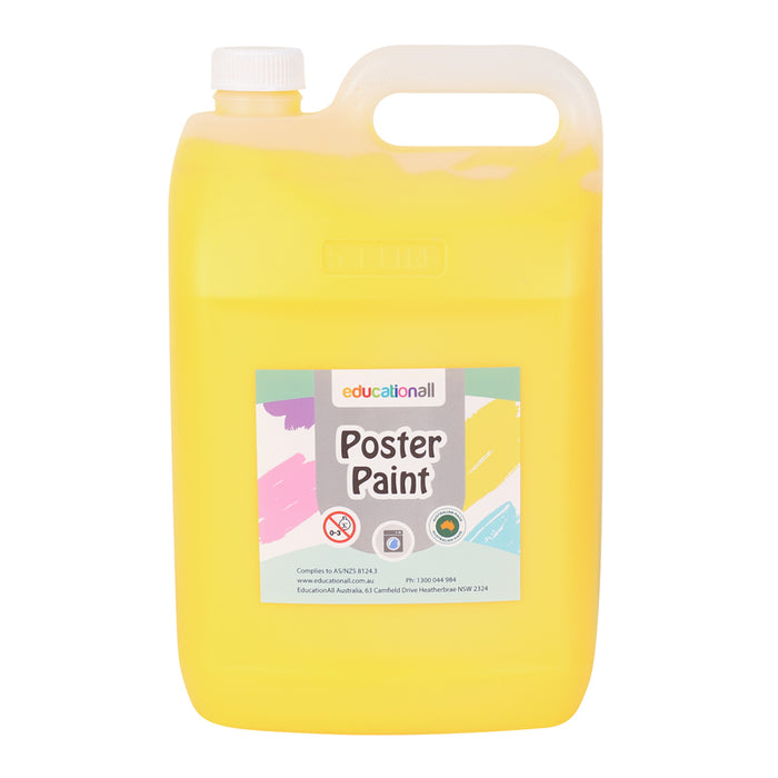 Educationall Poster Paint 5L Yellow