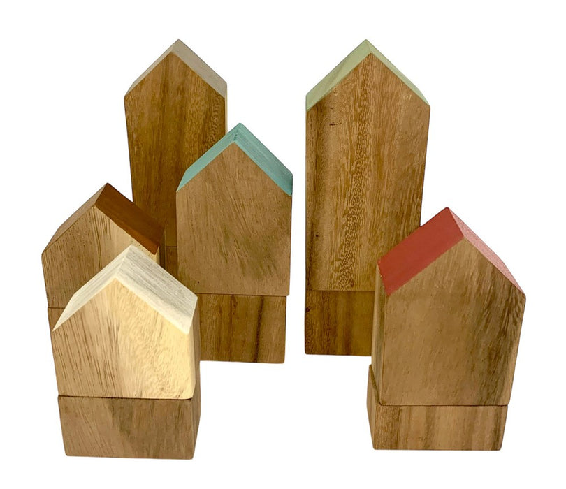 House Blocks Set of 12