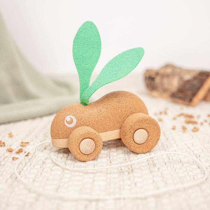 Korko Hopping Bunny Pull Along Toy