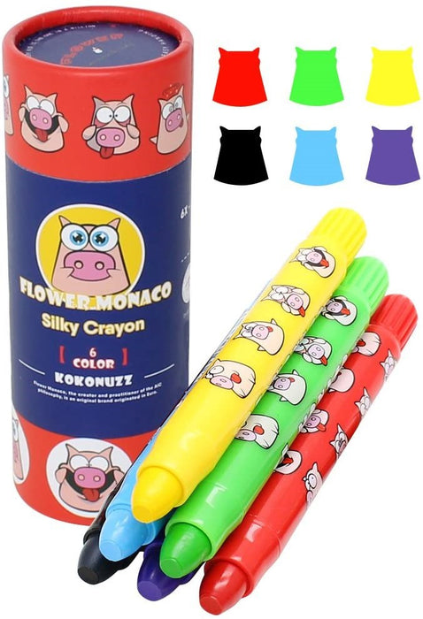 Silky Crayons 6 colors