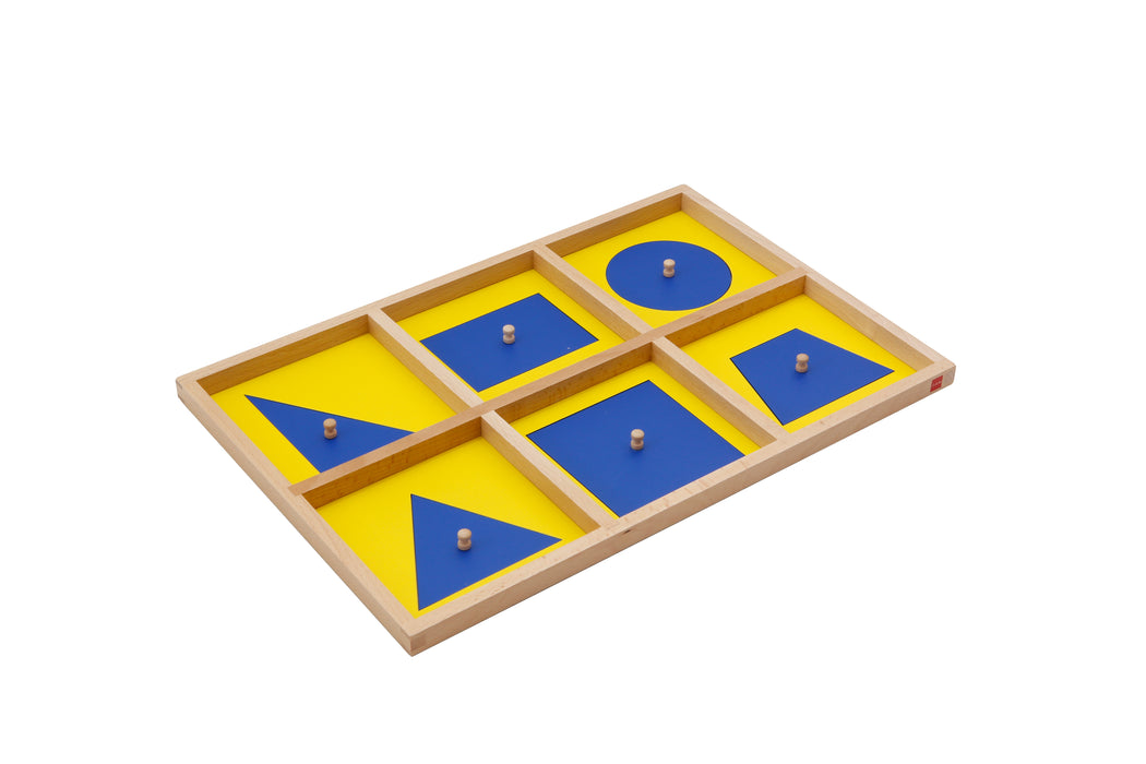 Geometric Insets: Blue & Yellow