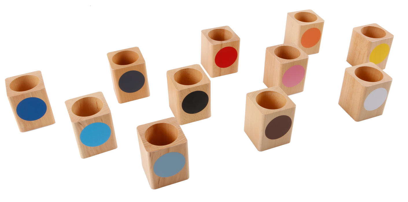 Colored Inset Pencil Holders: Set Of 11