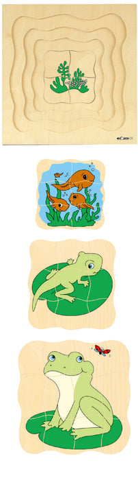 Multilayer Puzzle - Grow Up - Frog