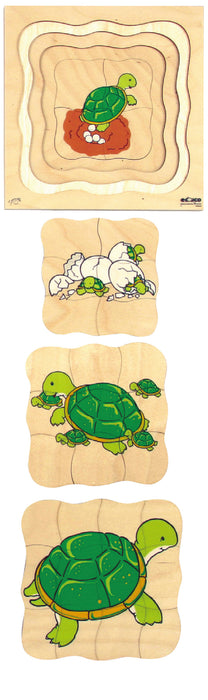 Multilayer Puzzles - Grow Up - Turtle