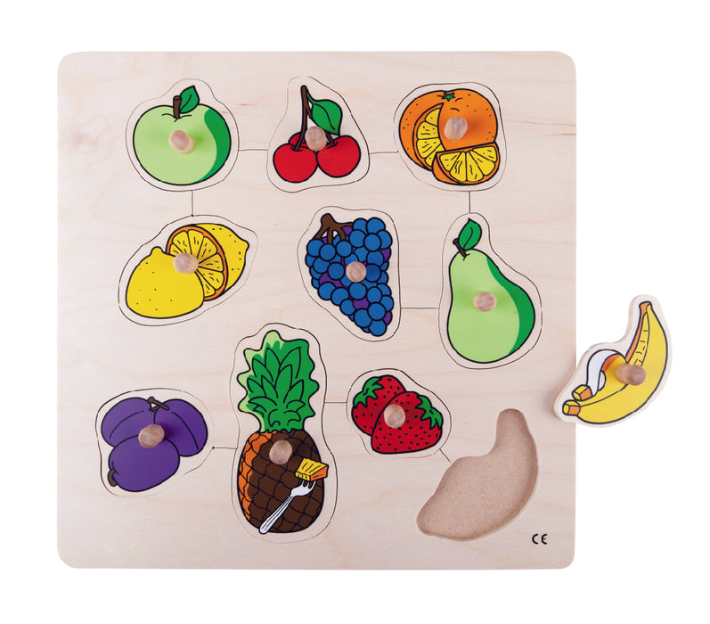 Inlay Board Puzzle - Fruits
