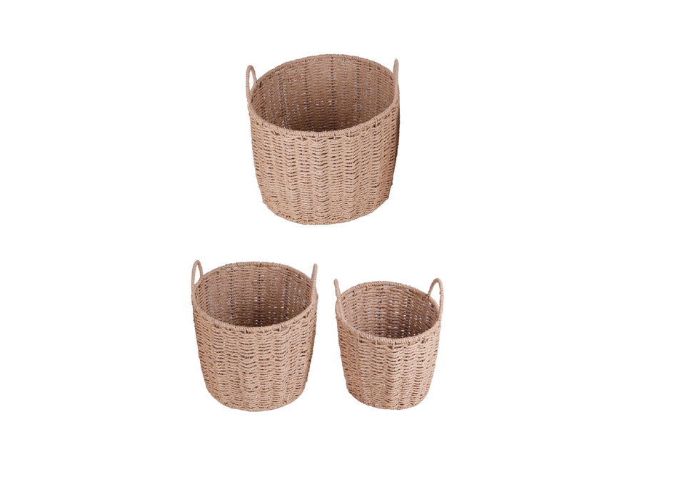 Giant Round Baskets Set of 3