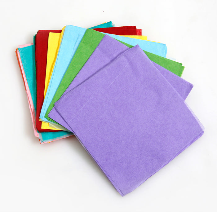 Coloured Tissue Squares 12.5cm - Pack 480
