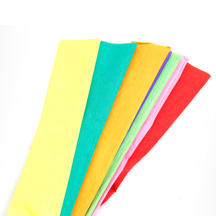 Crepe Paper Assorted Colours - Pack of 48