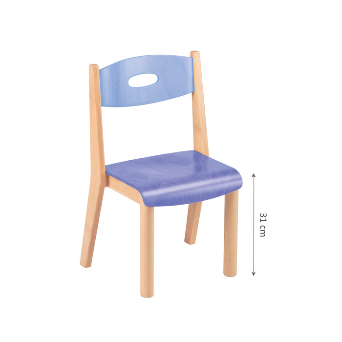 Stackable Chair Blue