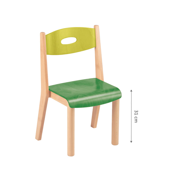 Stackable Chair Green