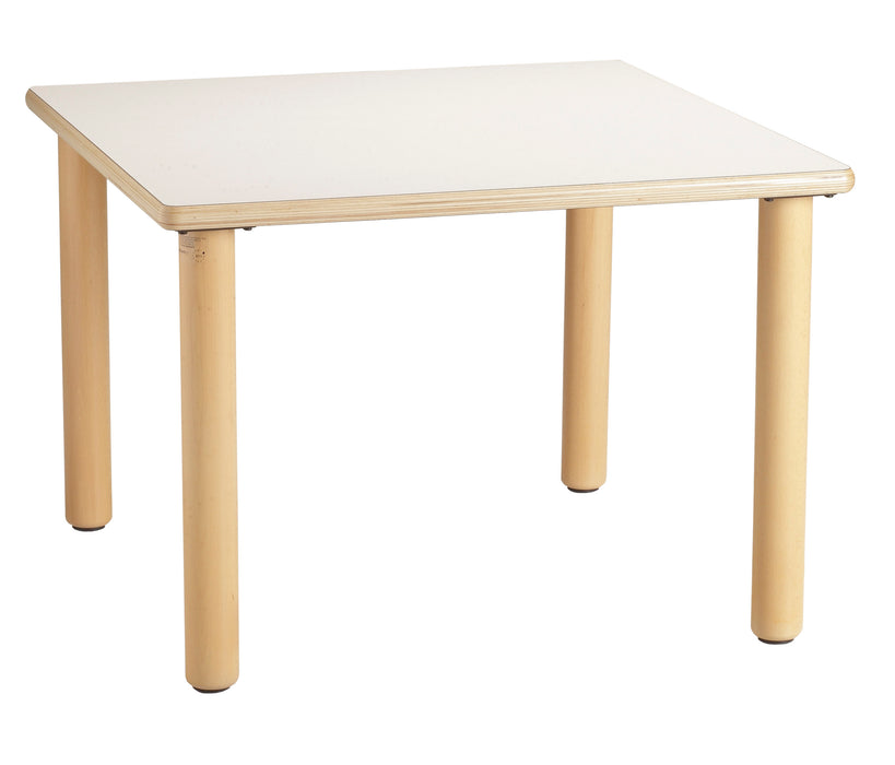 Square Wooden Table 53 cm H