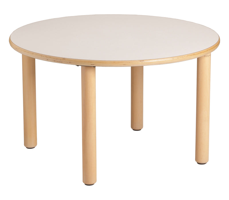 Round Wooden Table 46 cm H