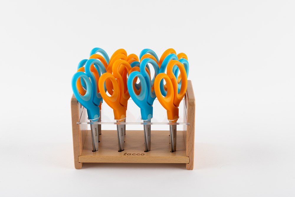 Soft Grip Scissors Set of 12 with Stand — EducationAll Australia