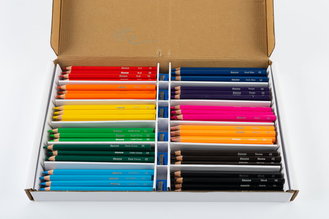 Jumbo Coloured Pencils - Pack of  144