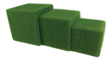 Grass Cubes, Set of 3
