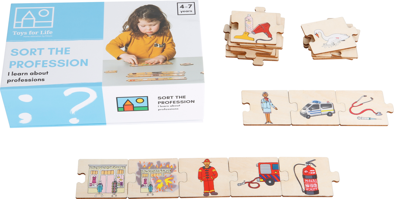 Sort The Profession Puzzle Game