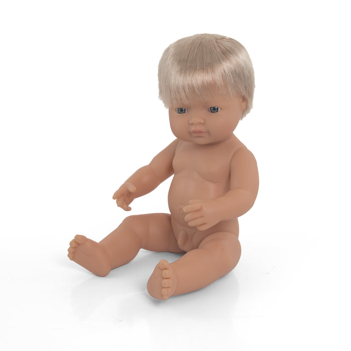 Caucasian Boy Doll - 38cm